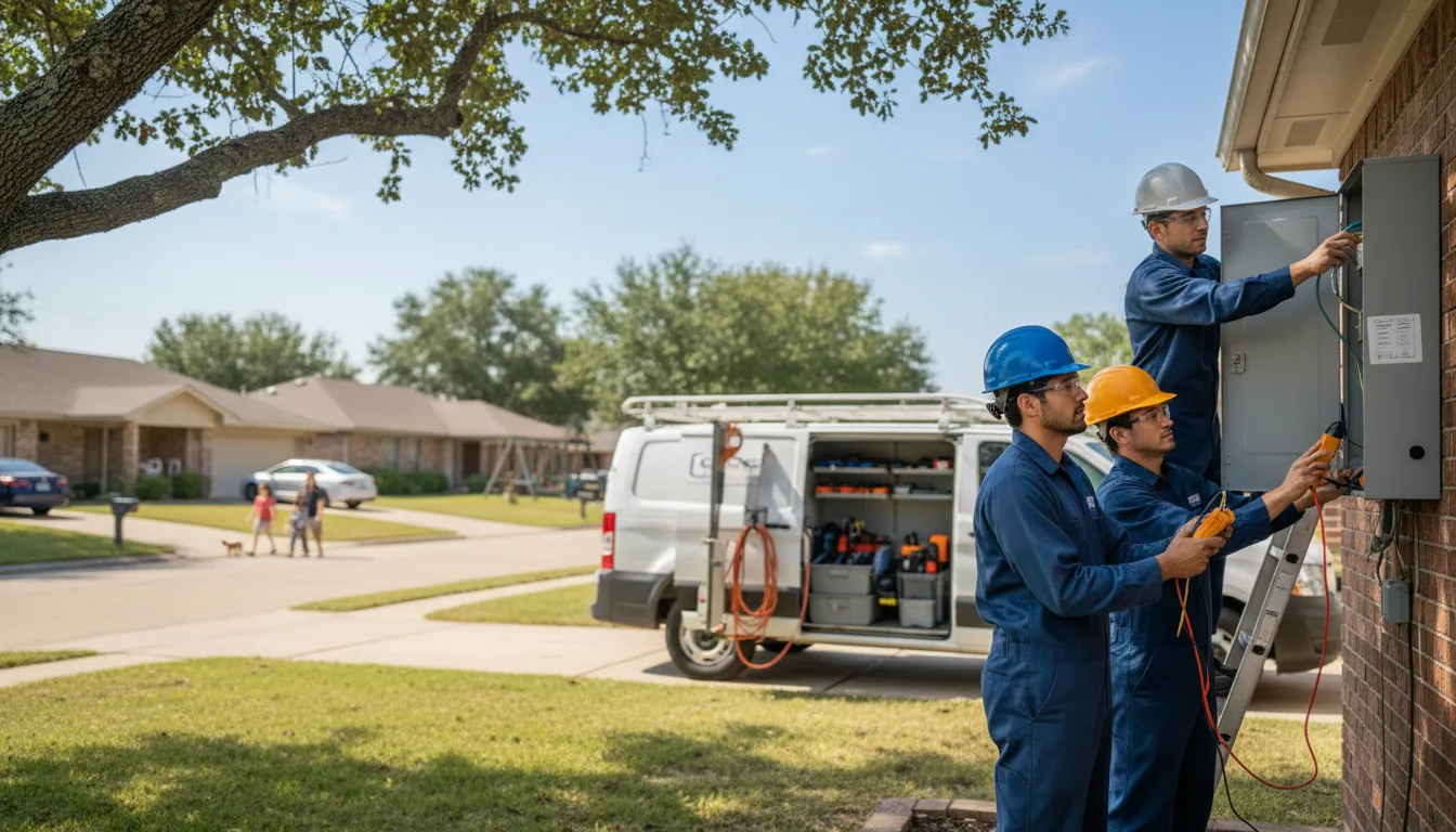Certified electrician providing emergency electrical services in Pompeii, MI